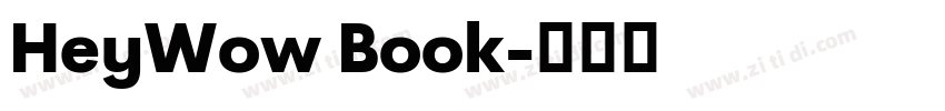 HeyWow Book字体转换